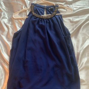 Express size medium blue top